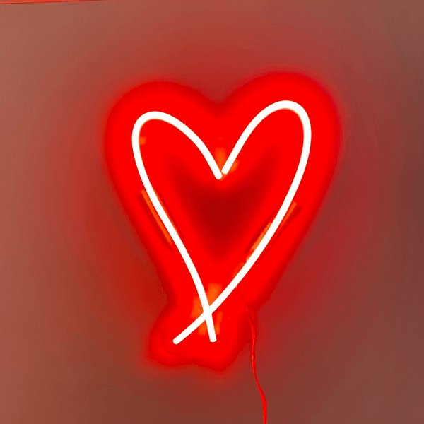 Neonové srdíčko