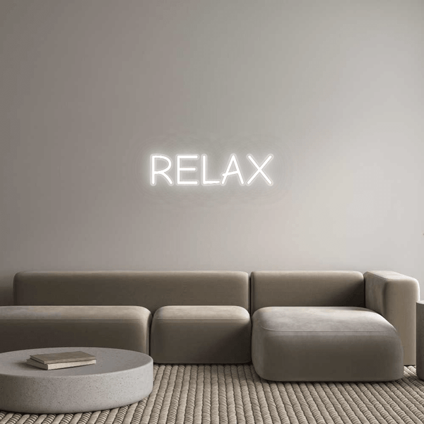 Jak se vám líbí váš neonový nápis? RELAX