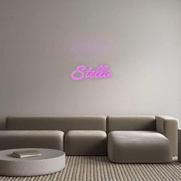 Jak se vám líbí váš neonový nápis? Stella