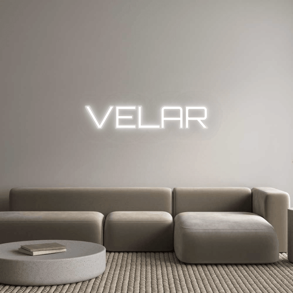Jak se vám líbí váš neonový nápis? VELAR