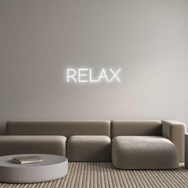 Jak se vám líbí váš neonový nápis? RELAX