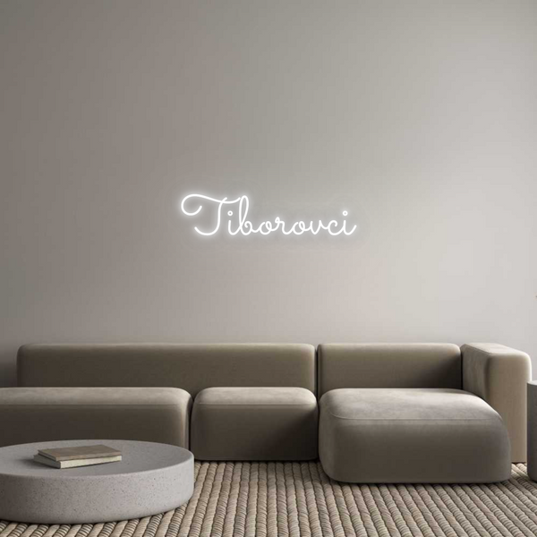Jak se vám líbí váš neonový nápis? Tiborovci