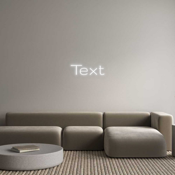 Jak se vám líbí váš neonový nápis? Text